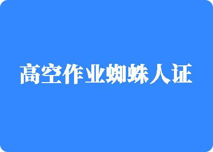 屌插逼网址高空作业蜘蛛人证